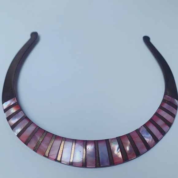 💖 SALE TODAY ONLY Vintage mother of pearl choker - Picture 1 of 8